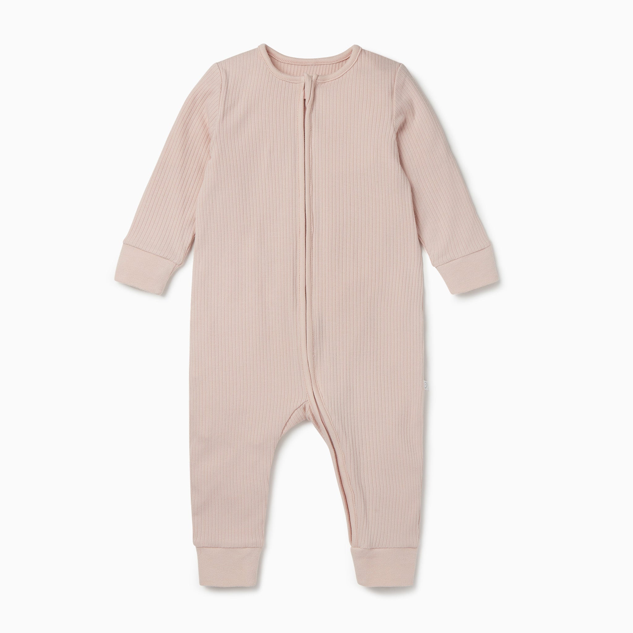 organic_cotton_bamboo_baby_ribbed_footless_zipup_sleepsuit_blush_ribbed_collection_Front_876d2342-700e-4ec0-8530-20b914d0ed30